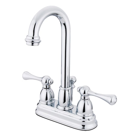 4 Centerset Bathroom Faucet, Chrome